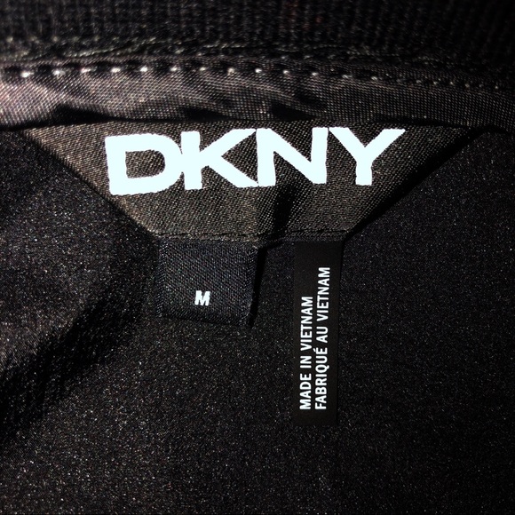 NWT DKNY Bomber w/ Ruched sleeves jacket - Picture 6 of 7